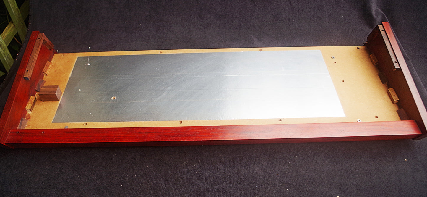 Custom Wooden Case Korg Polysix Analog Synthesizer Red Padauk Wood