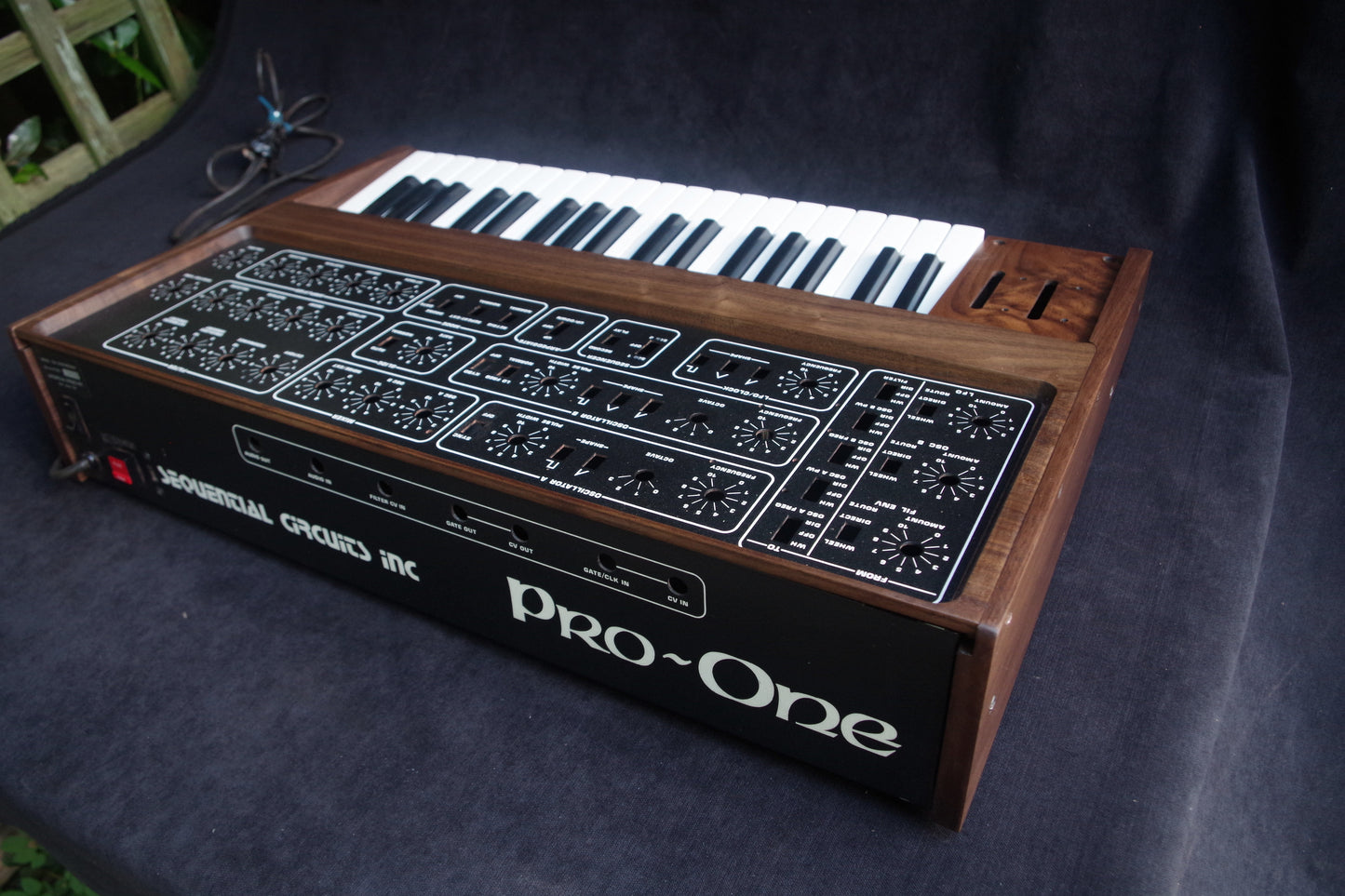 Wooden Case for Sequential Circuits Pro One American Walnut Fatar Keyboard Compatible