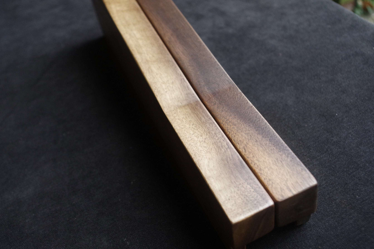 Oberheim Matrix 6 analog synthesizer walnut wooden side panels