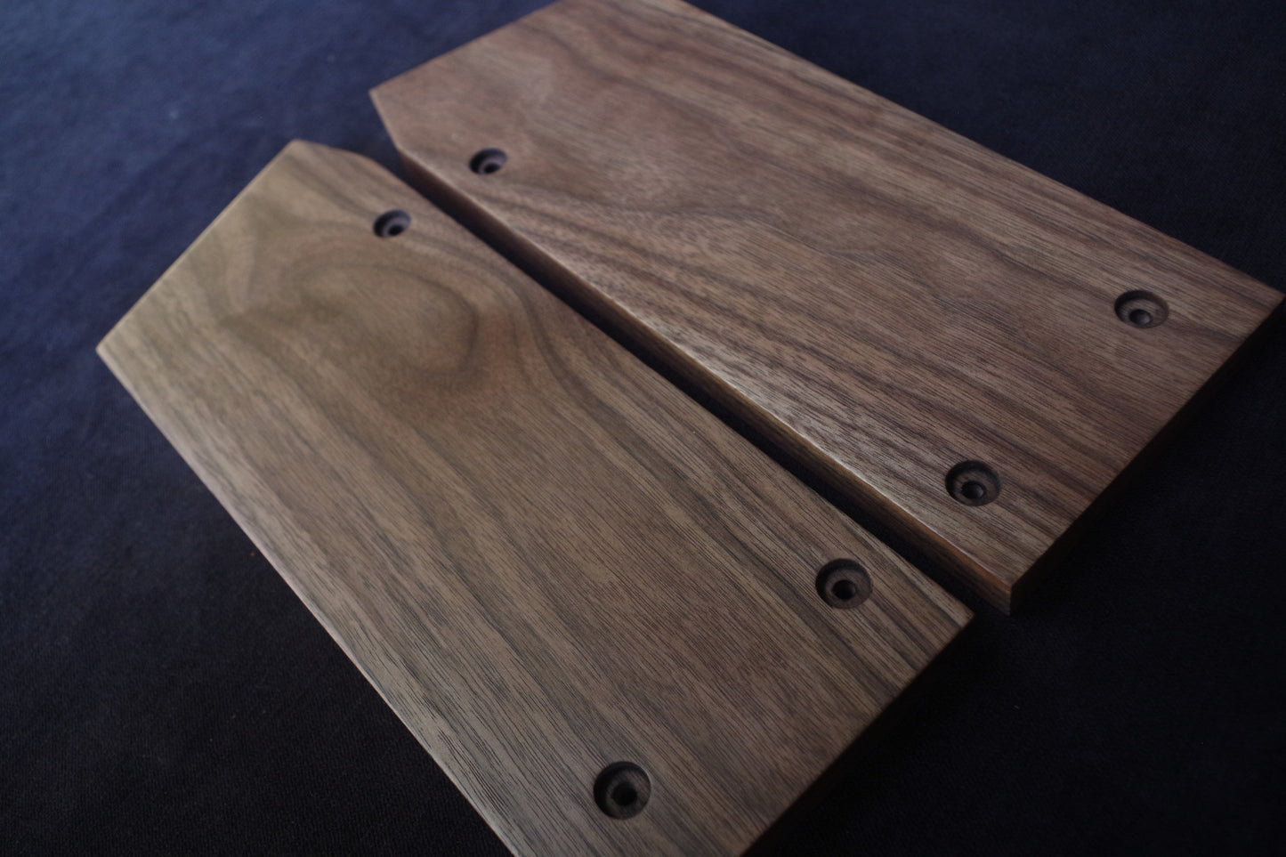 Korg MiniKorg 700 Walnut Side Panels Handcrafted Wooden Cheeks for Analog Synthesizer
