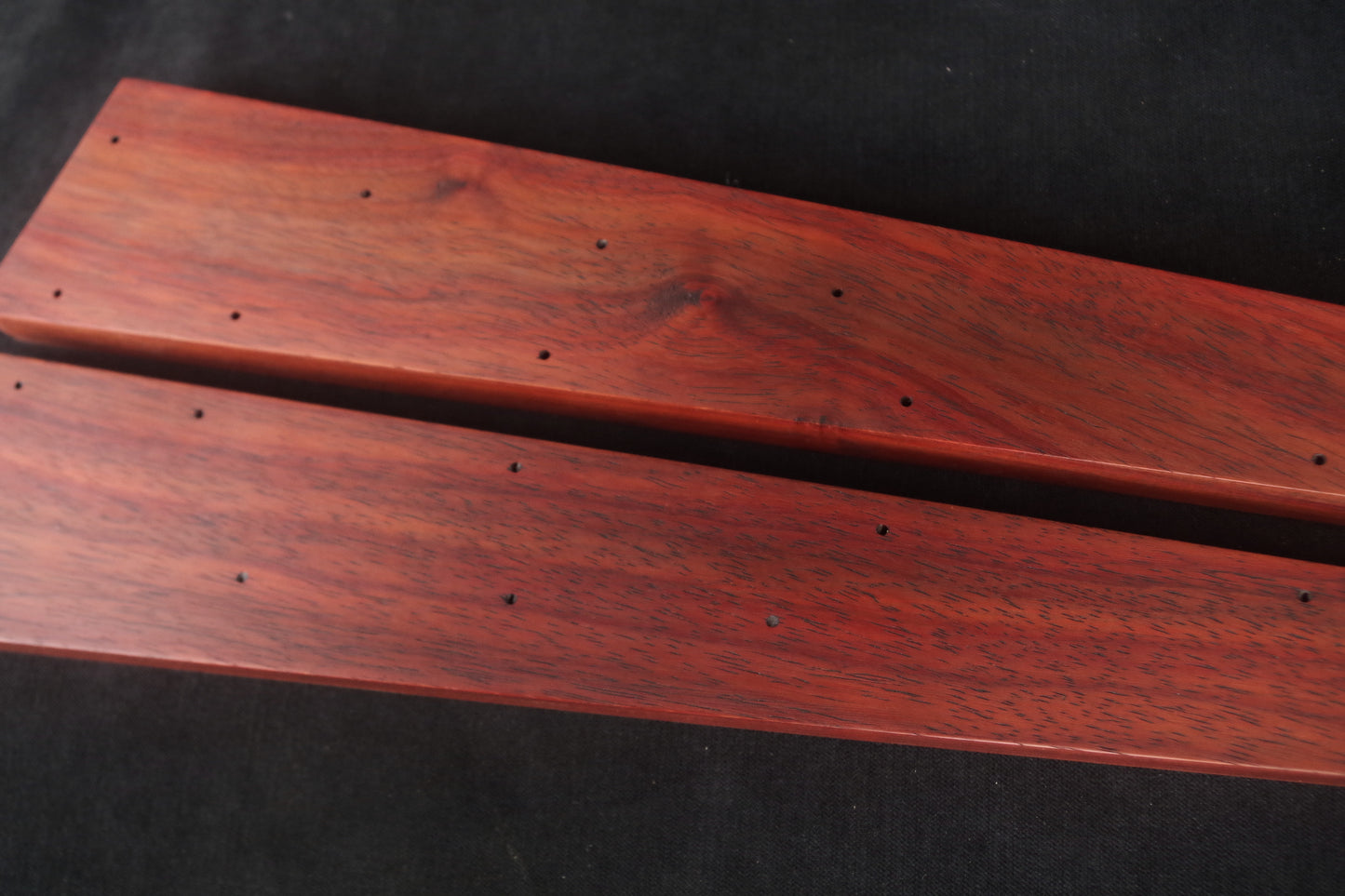 Handcrafted Red Wood Side Panels for Yamaha DX5, DX1 Inspired Vintage Style