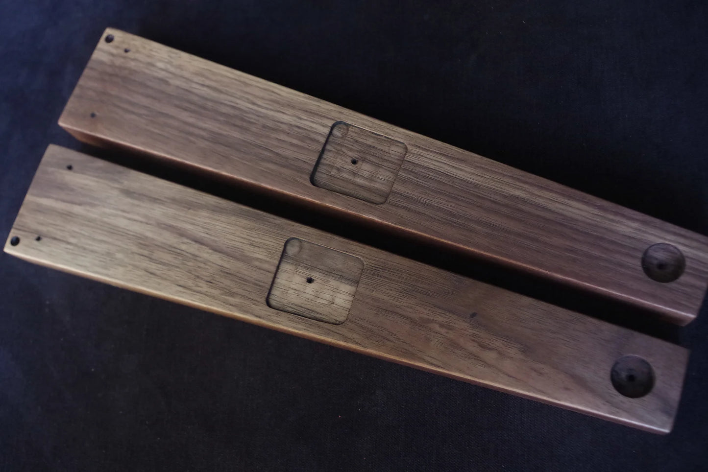 Akai AX 60 synthesizer Side Panels Wooden Ends Walnut Wood