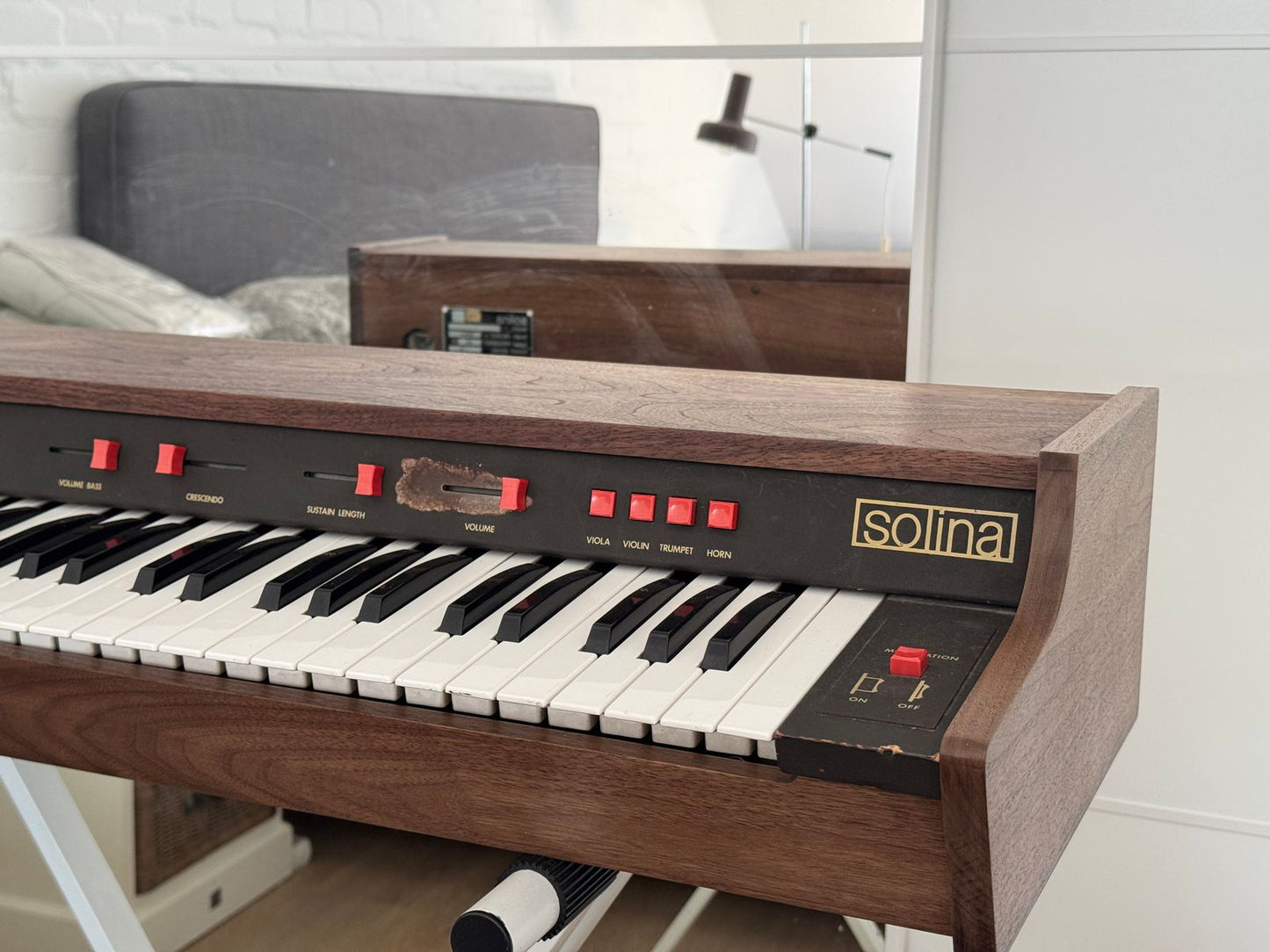 Arp Solina Eminent String Ensemble Analog Wooden Case American Walnut
