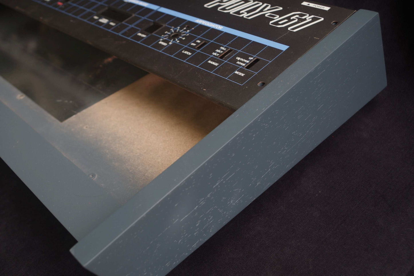 Korg Poly 61 Poly61 Wooden Case Analog Synthesizer African Sapele Gray Color