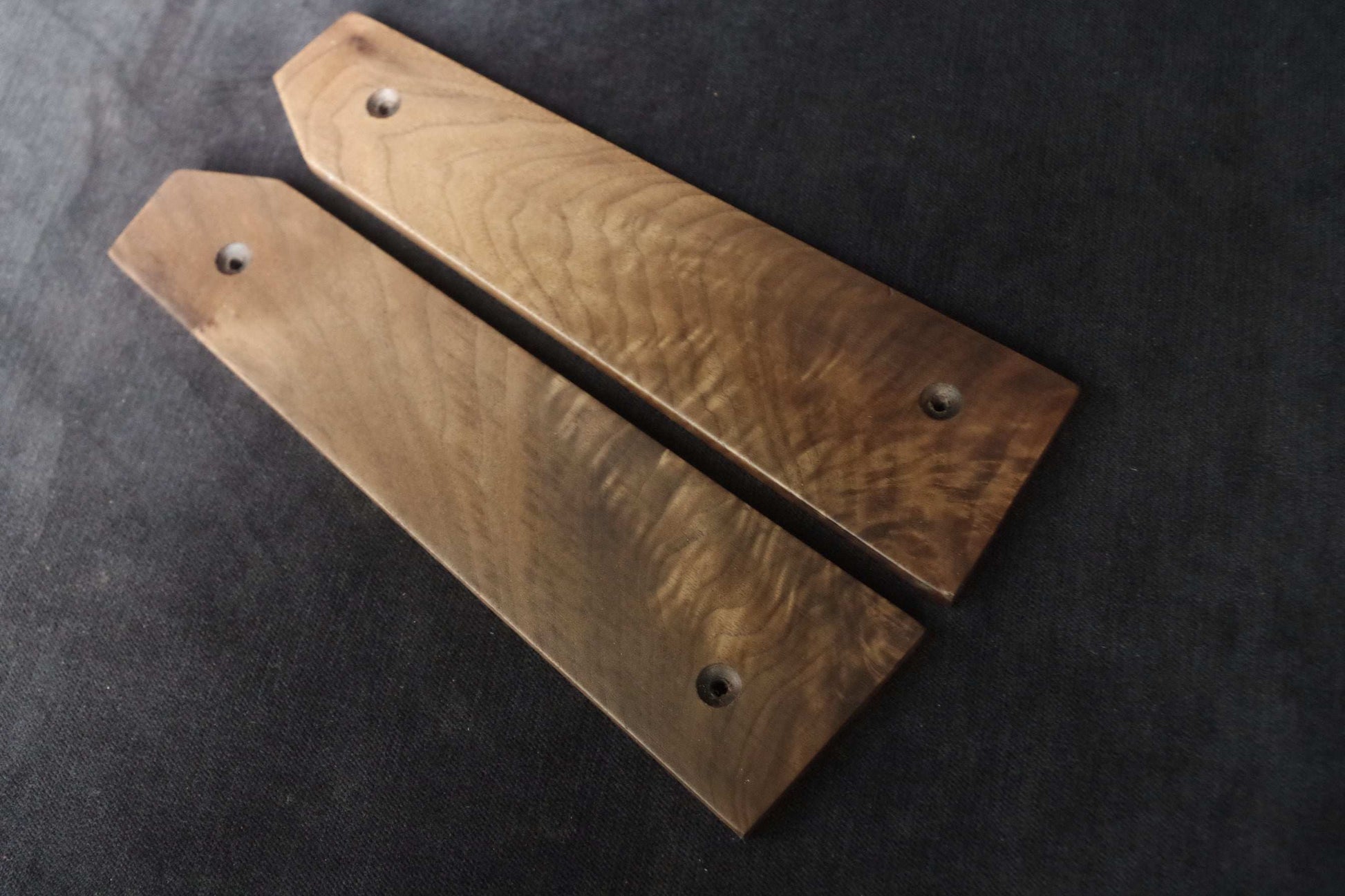 Korg Microkorg Synthesizer Wooden Ends Side Panels Walnut Wood