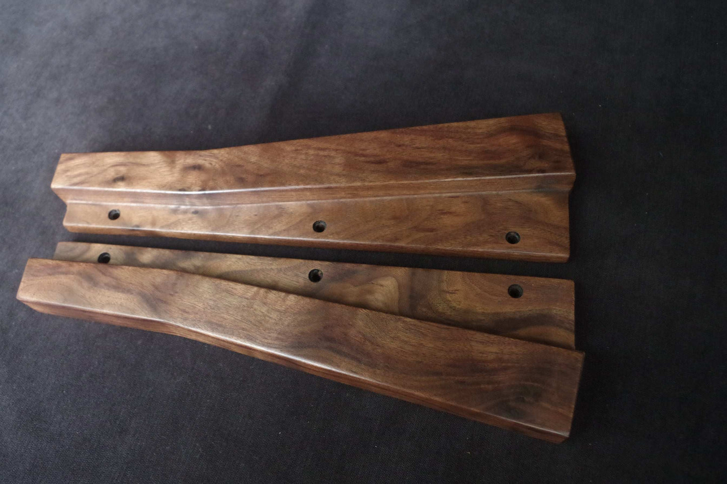 Oberheim Matrix 6 analog synthesizer walnut wooden side panels