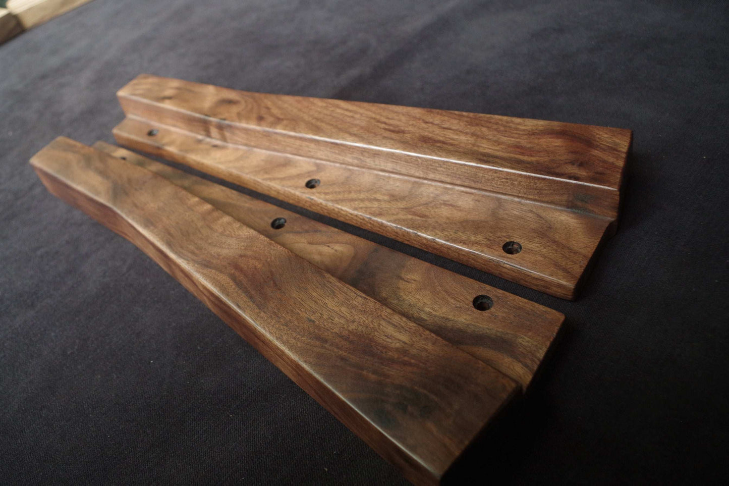 Oberheim Matrix 6 analog synthesizer walnut wooden side panels