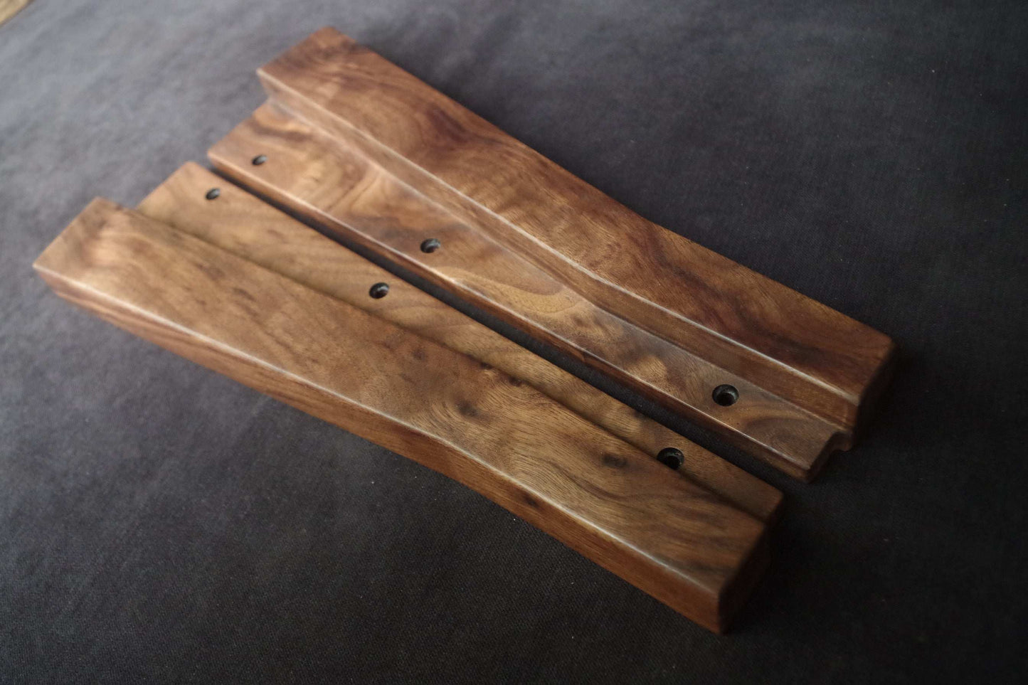 Oberheim Matrix 6 analog synthesizer walnut wooden side panels