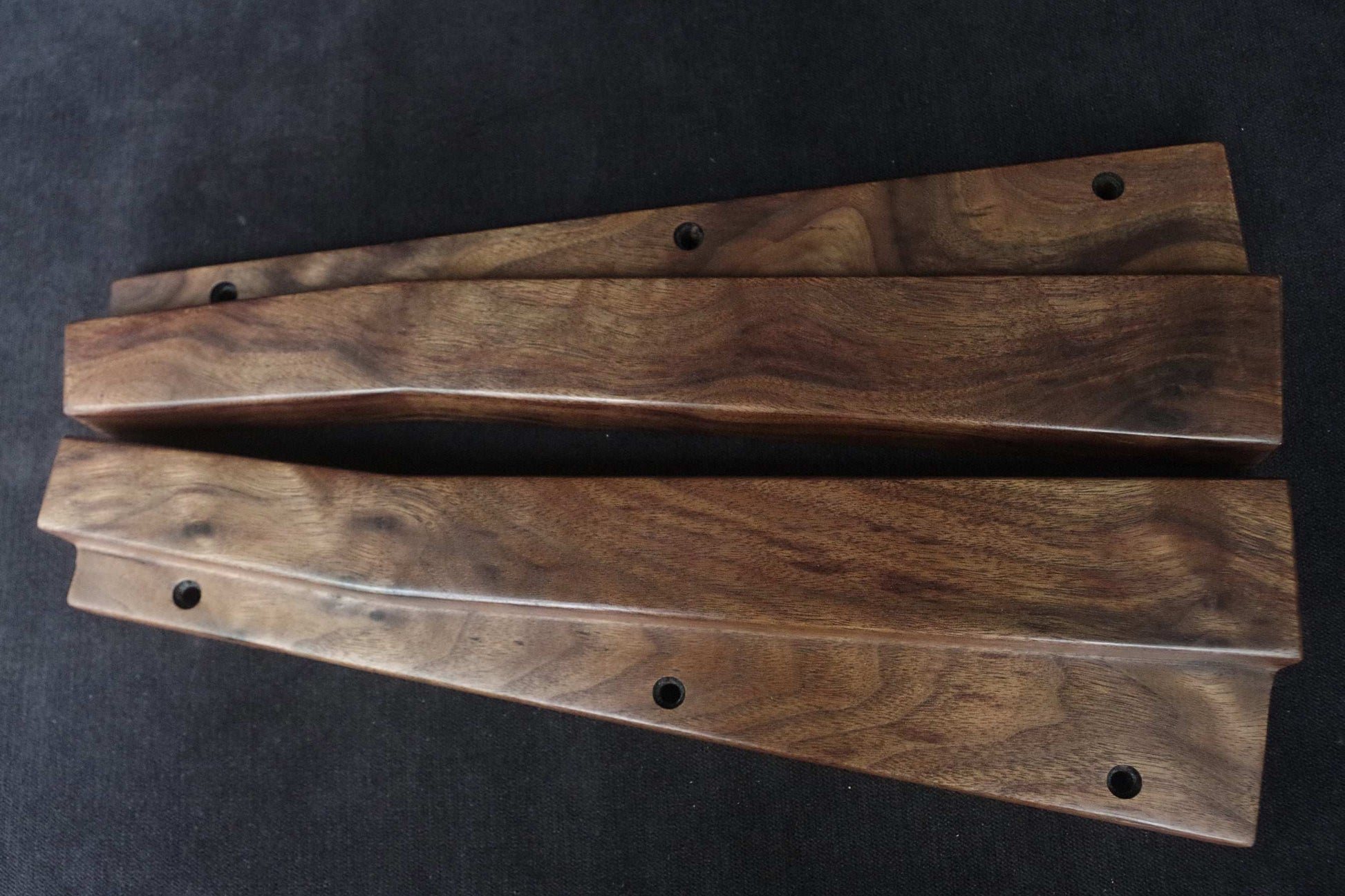 Oberheim Matrix 6 analog synthesizer walnut wooden side panels