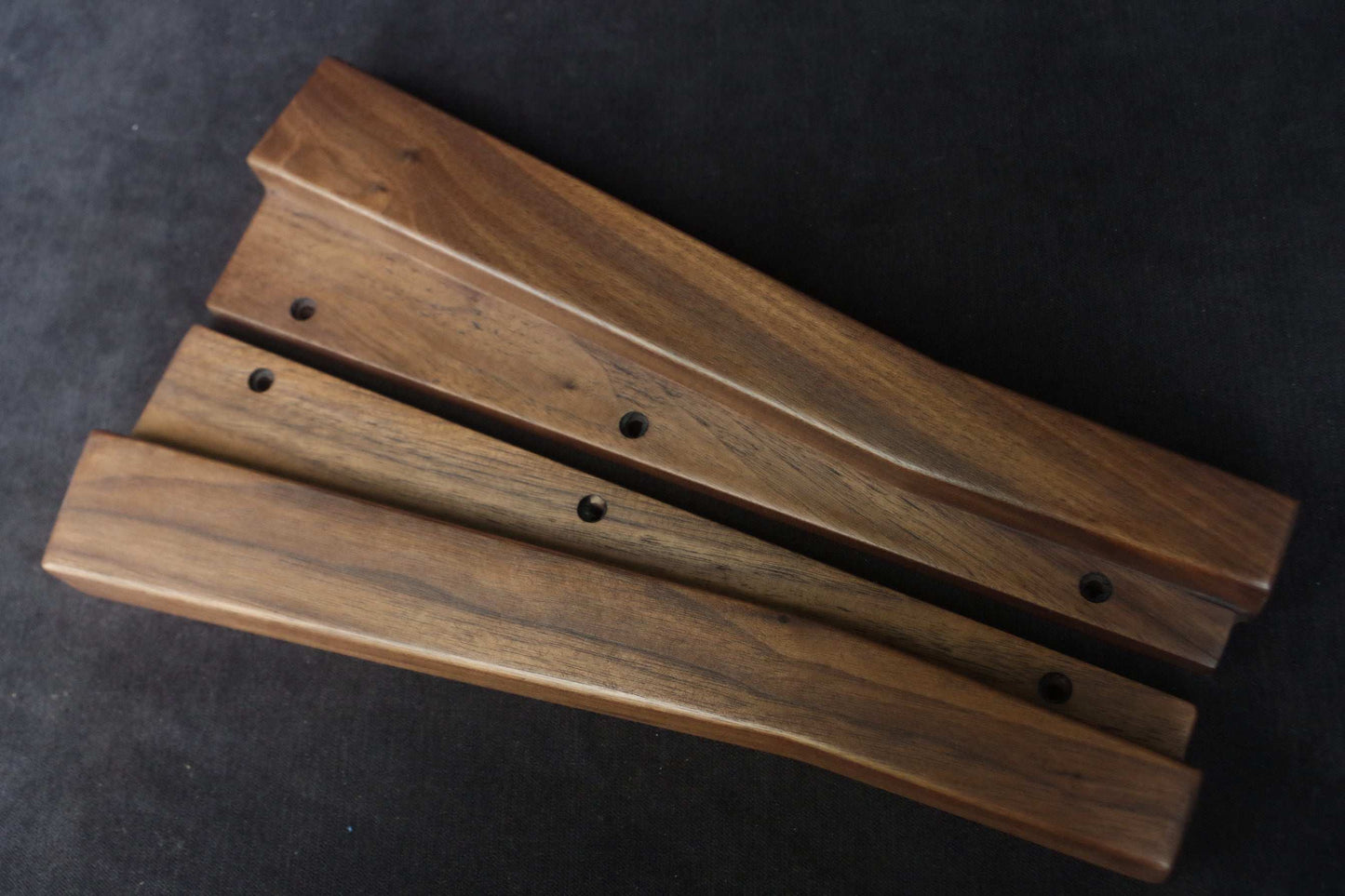 Oberheim Matrix 6 analog synthesizer walnut wooden side panels