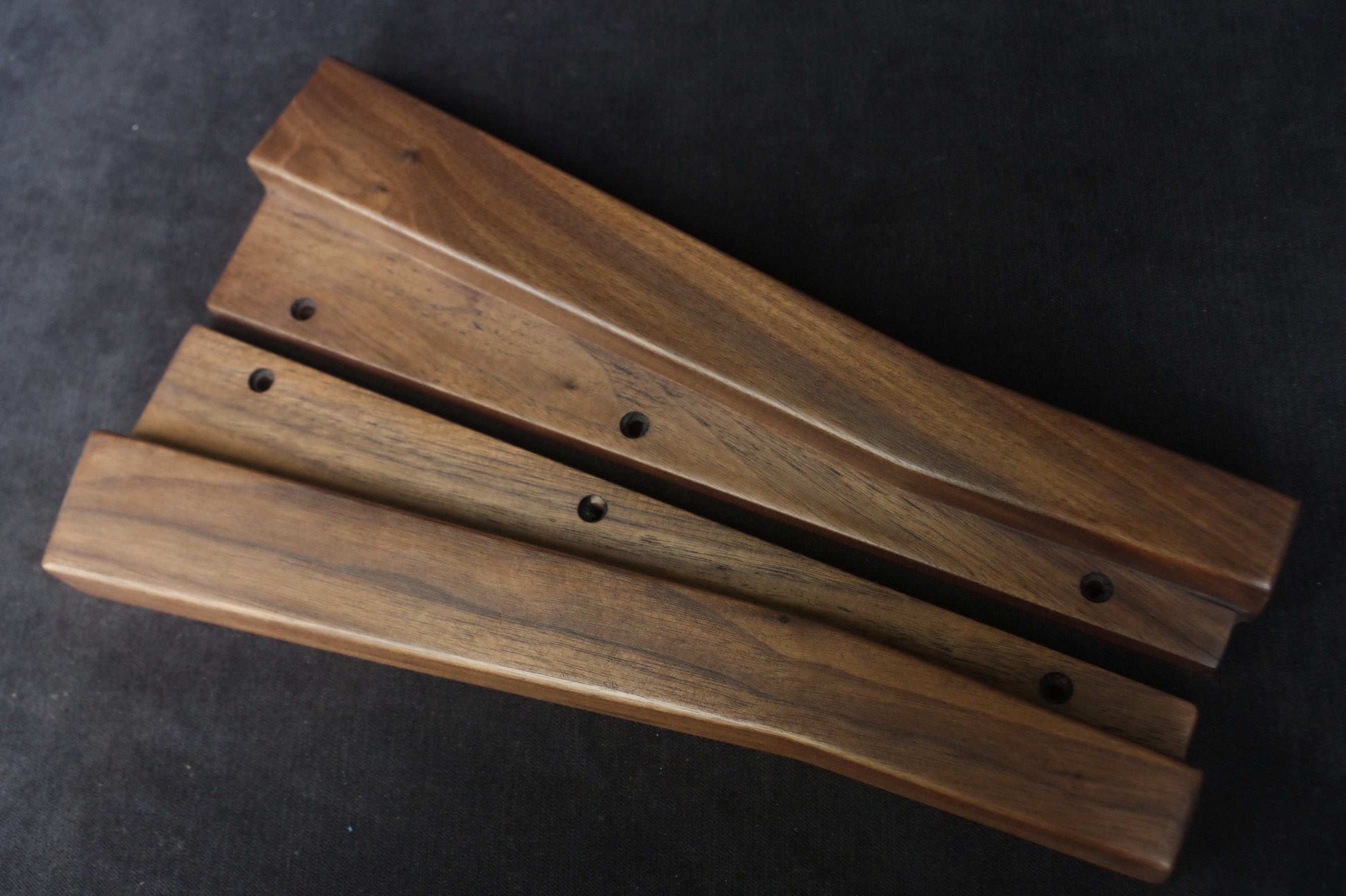 Oberheim Matrix 6 analog synthesizer walnut wooden side panels