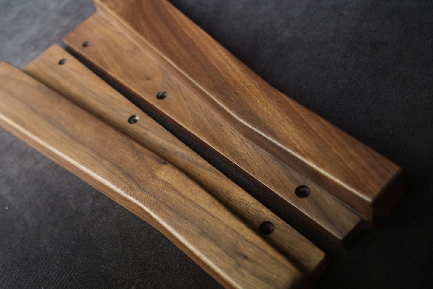 Oberheim Matrix 6 analog synthesizer walnut wooden side panels