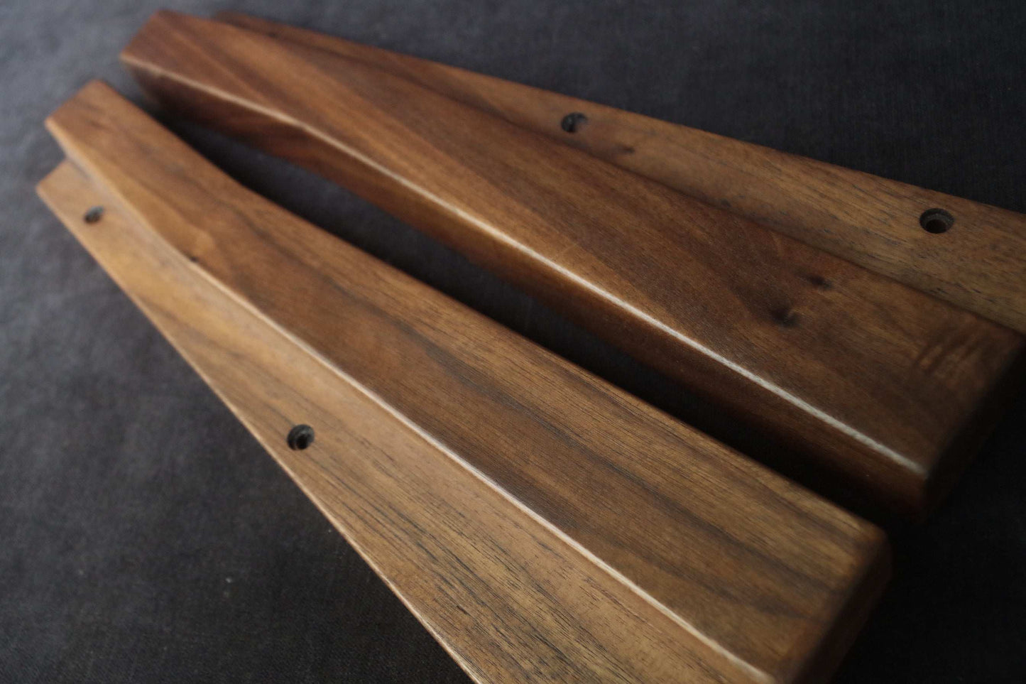 Oberheim Matrix 6 analog synthesizer walnut wooden side panels