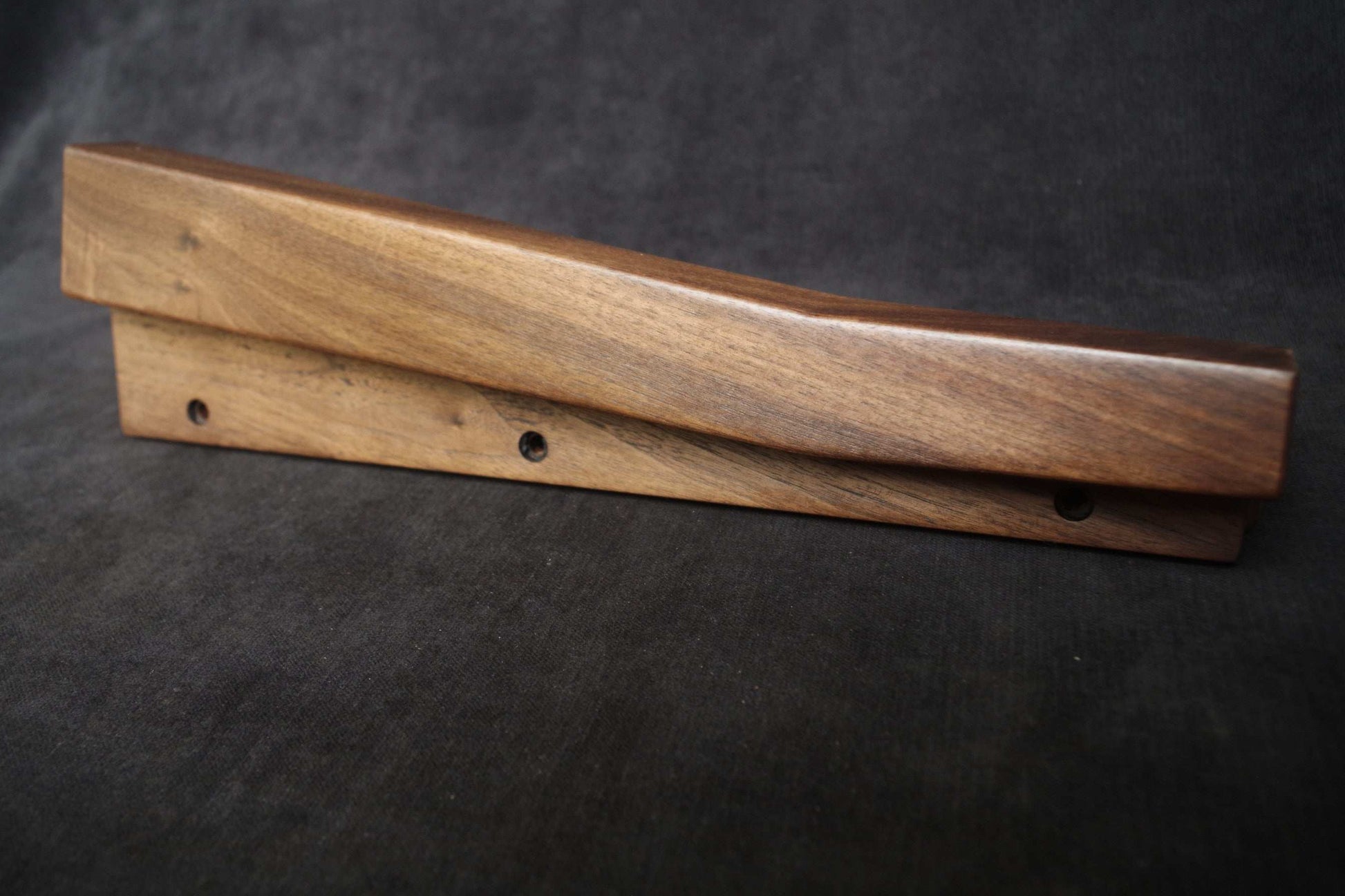 Oberheim Matrix 6 analog synthesizer walnut wooden side panels