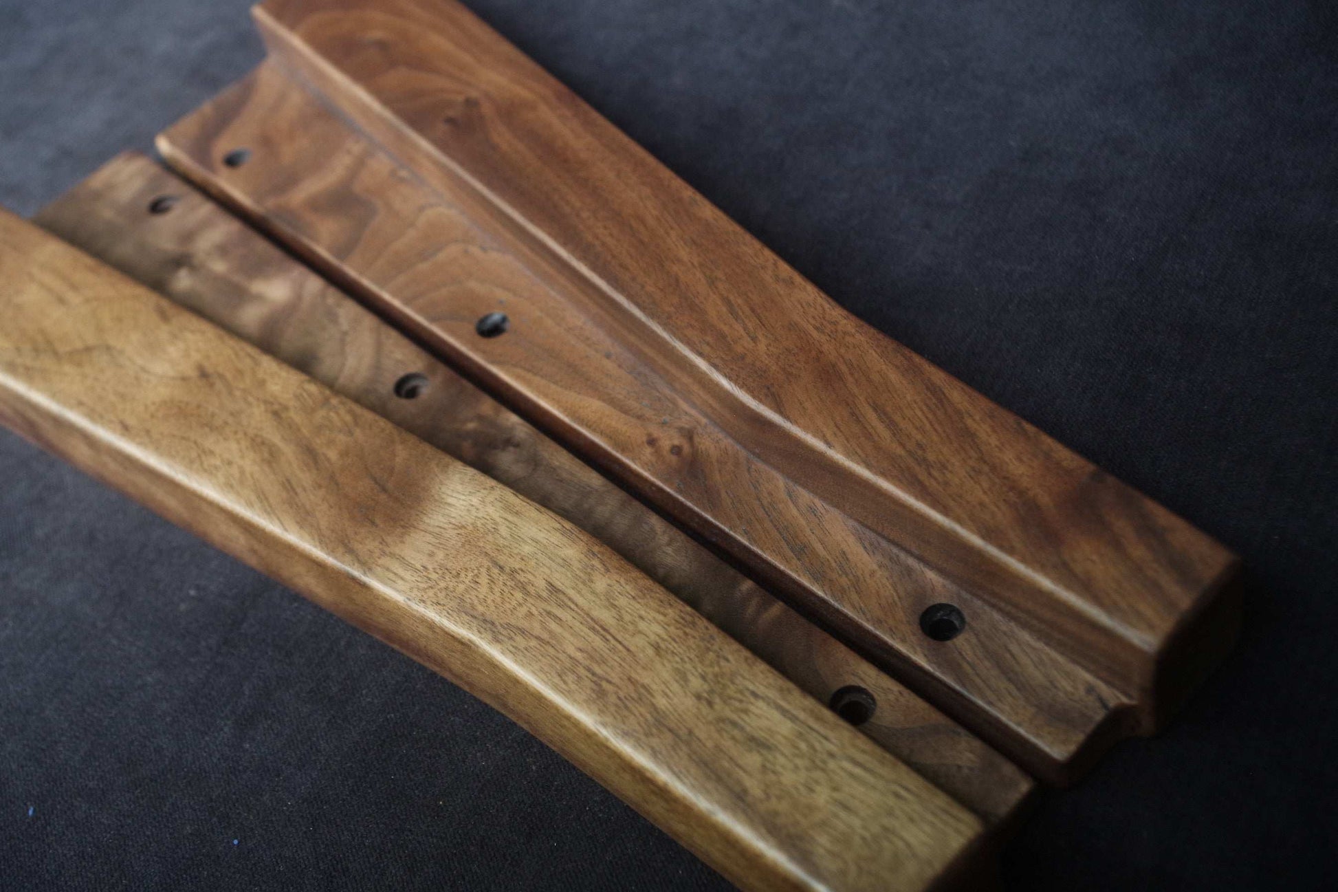 Oberheim Matrix 6 analog synthesizer walnut wooden side panels