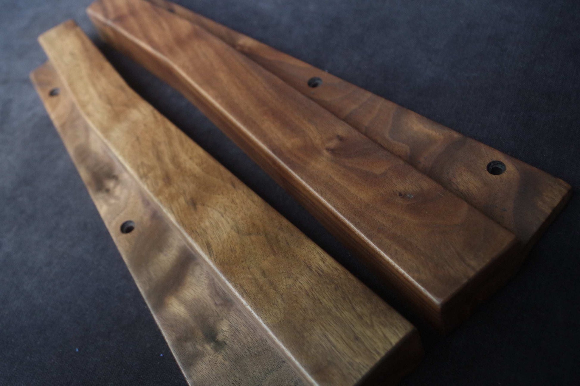 Oberheim Matrix 6 analog synthesizer walnut wooden side panels