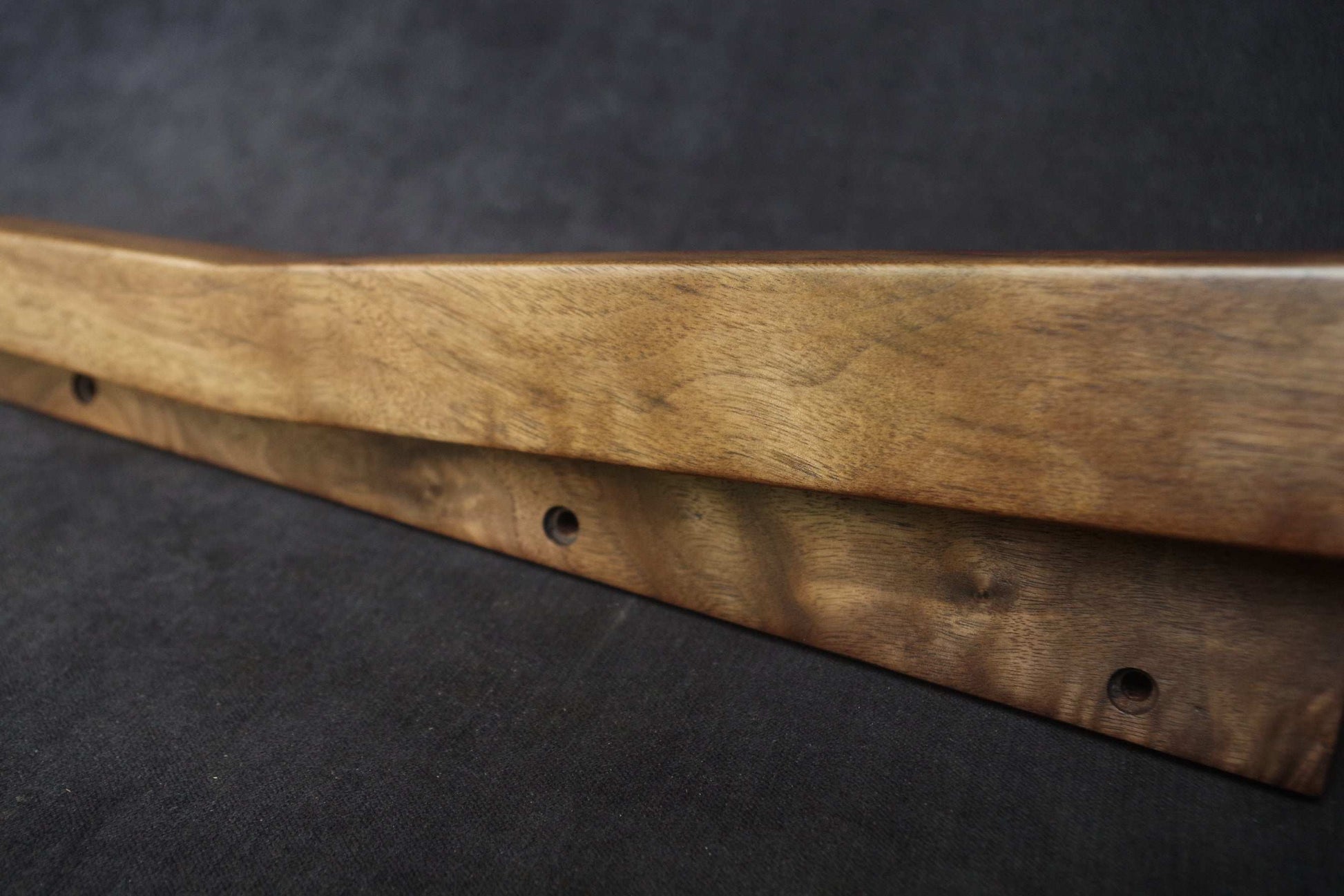 Oberheim Matrix 6 analog synthesizer walnut wooden side panels