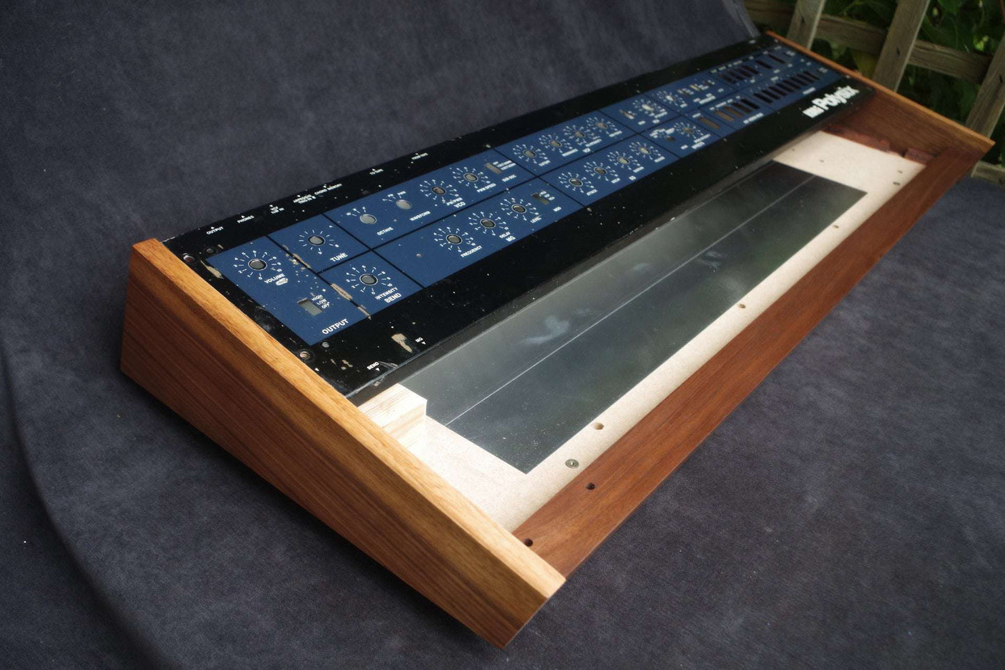 Custom Wooden Case Korg Polysix Analog Synthesizer American Walnut