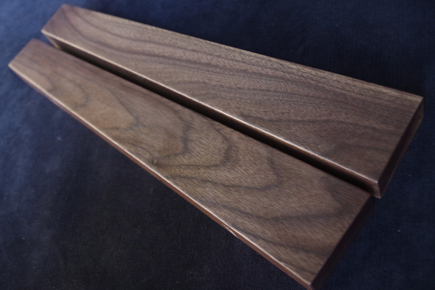 Yamaha DX5 walnut side panels and Akai AX60 walnut side panels