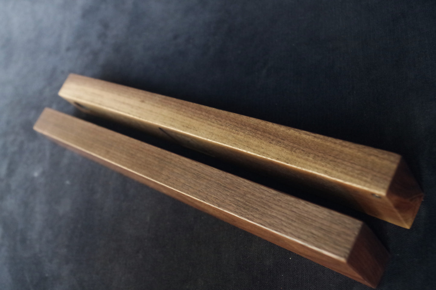 Yamaha DX5 walnut side panels and Akai AX60 walnut side panels