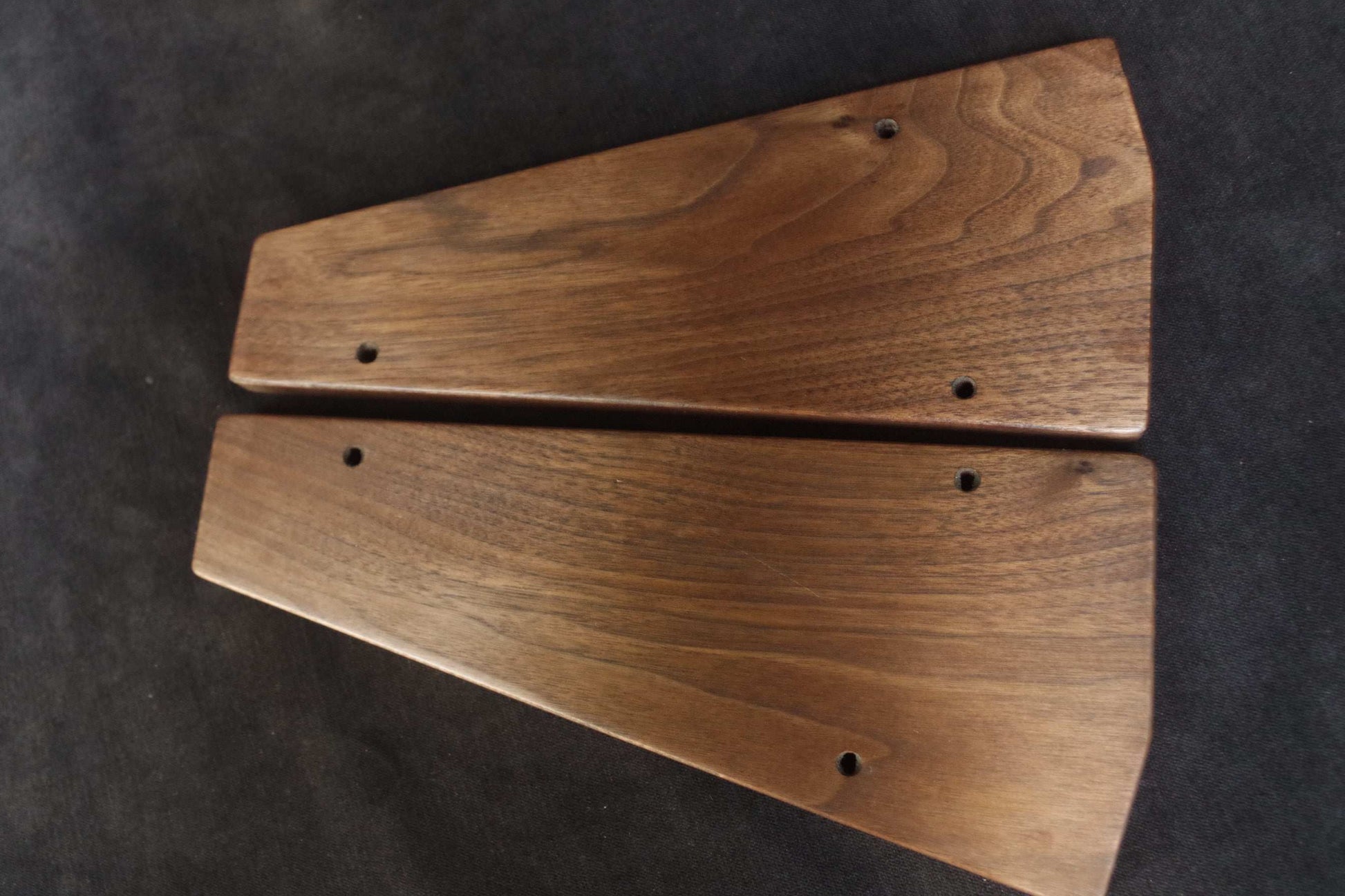 Oberheim Xpander Walnut Side Panels / Cheeks – Handcrafted Analog Synth Replacement Oberheim Xpander Wooden Ends american Walnut