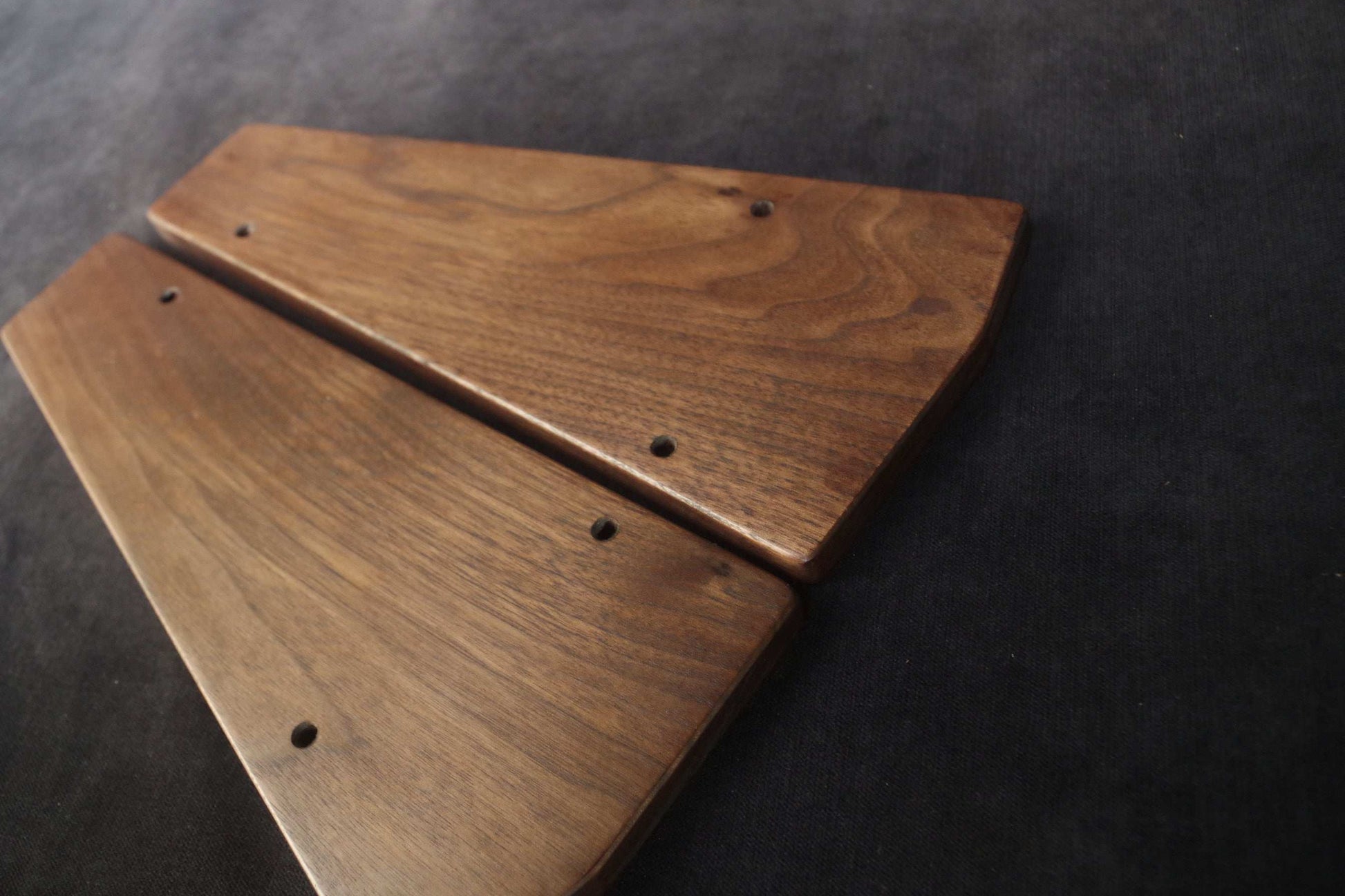 Oberheim Xpander Walnut Side Panels / Cheeks – Handcrafted Analog Synth Replacement Oberheim Xpander Wooden Ends american Walnut