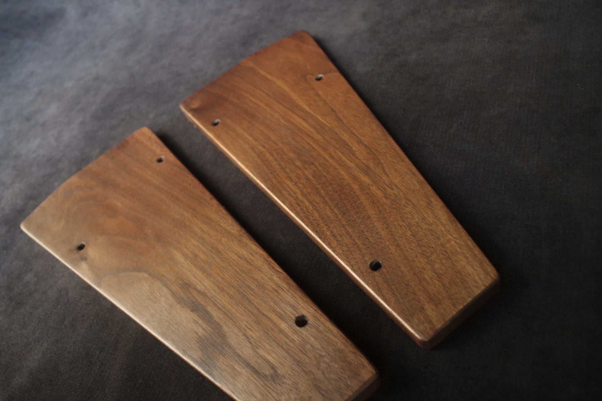 Oberheim Xpander Walnut Side Panels / Cheeks – Handcrafted Analog Synth Replacement Oberheim Xpander Wooden Ends american Walnut