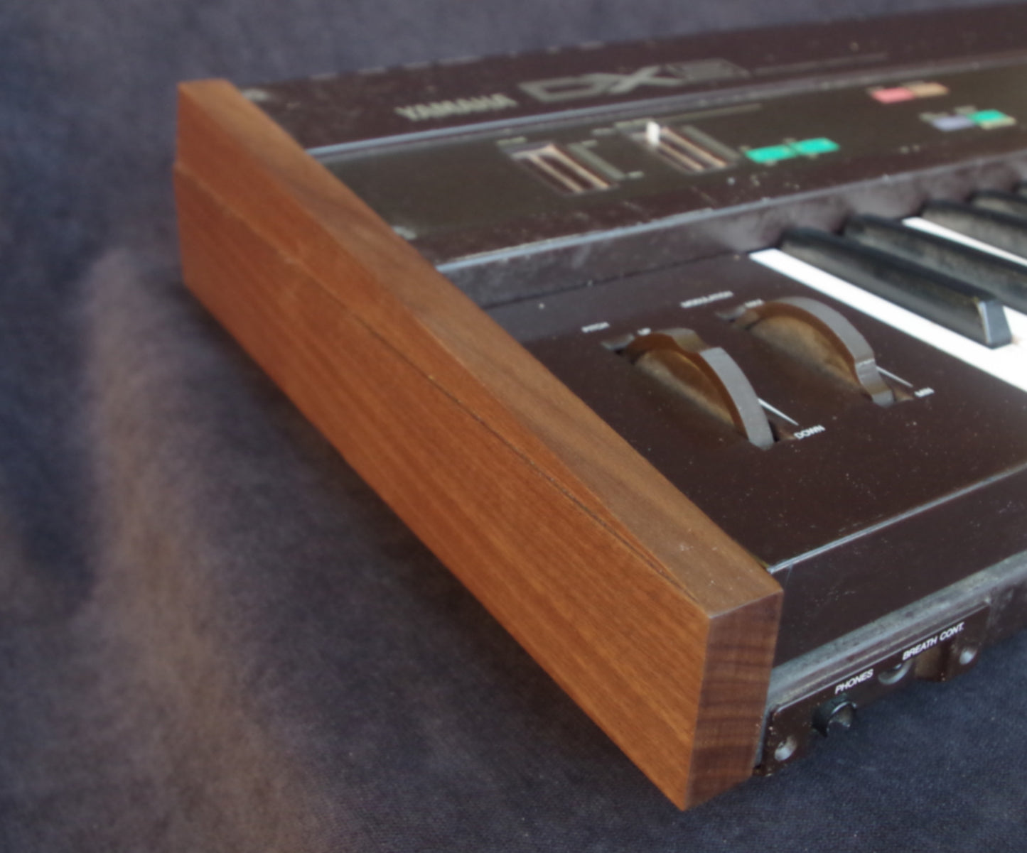 Wood ends for Yamaha DX7 DX9 synthesizer Side panels End caps