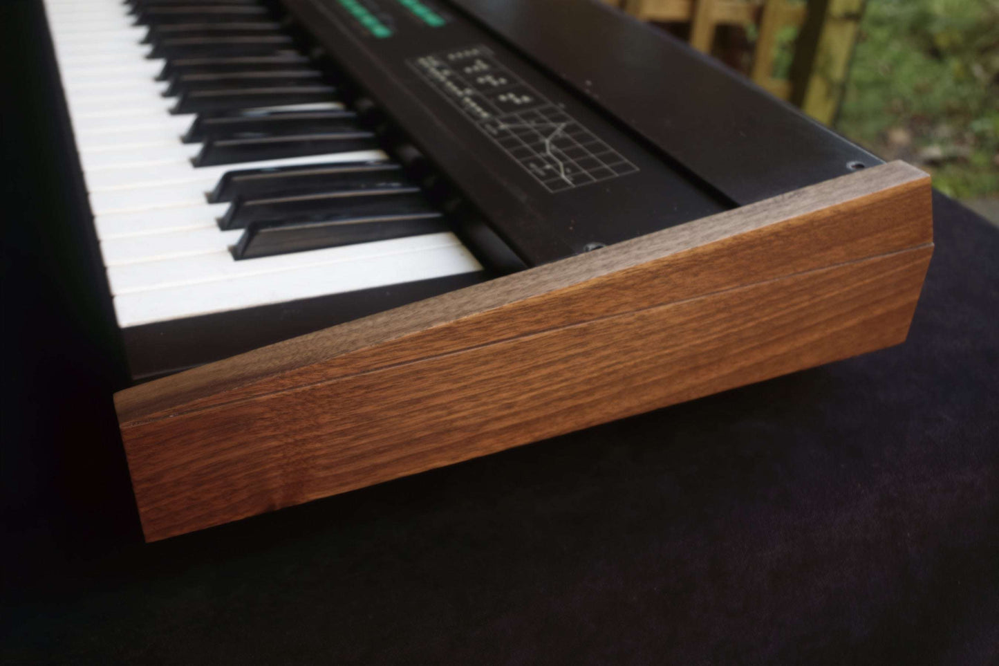 Wood ends for Yamaha DX7 DX9 synthesizer Side panels End caps