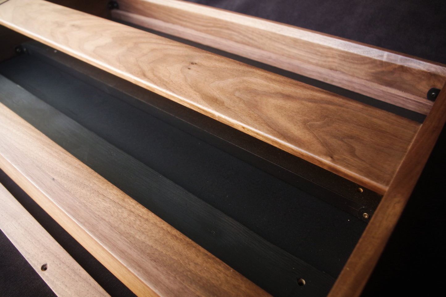 Vintage Moog Minimoog Model D Wooden Case – American Walnut Side Panels – Handcrafted Synth Upgrade