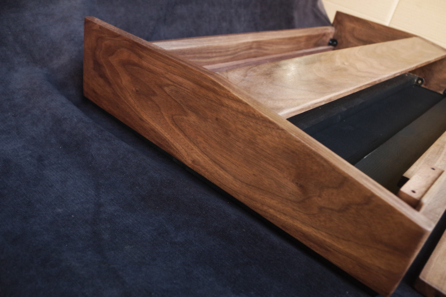 Vintage Moog Minimoog Model D Wooden Case – American Walnut Side Panels – Handcrafted Synth Upgrade
