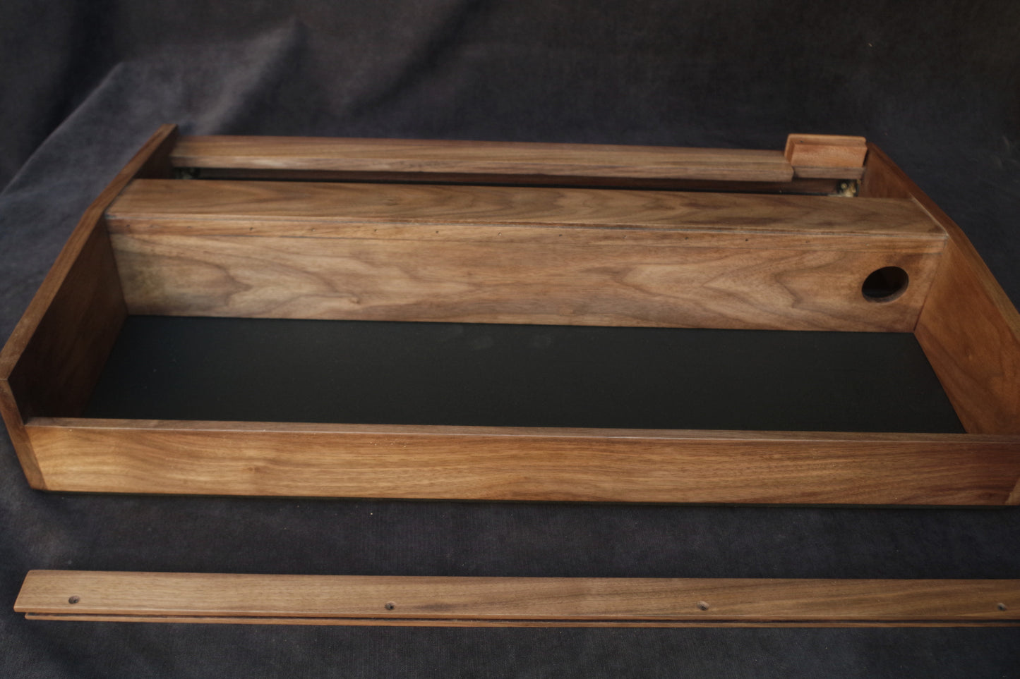Vintage Moog Minimoog Model D Wooden Case – American Walnut Side Panels – Handcrafted Synth Upgrade