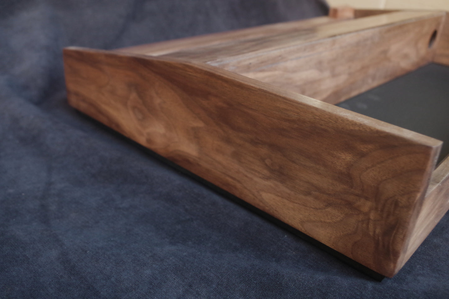 Vintage Moog Minimoog Model D Wooden Case – American Walnut Side Panels – Handcrafted Synth Upgrade