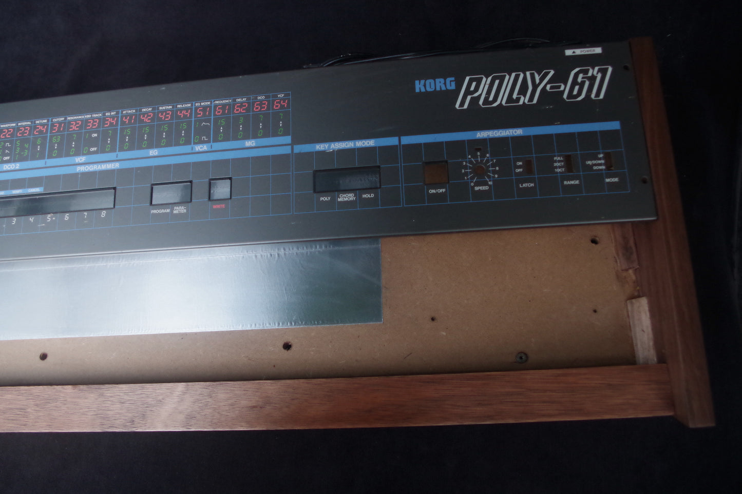 Korg Poly 61 Poly 61 M Wooden American Walnut Case