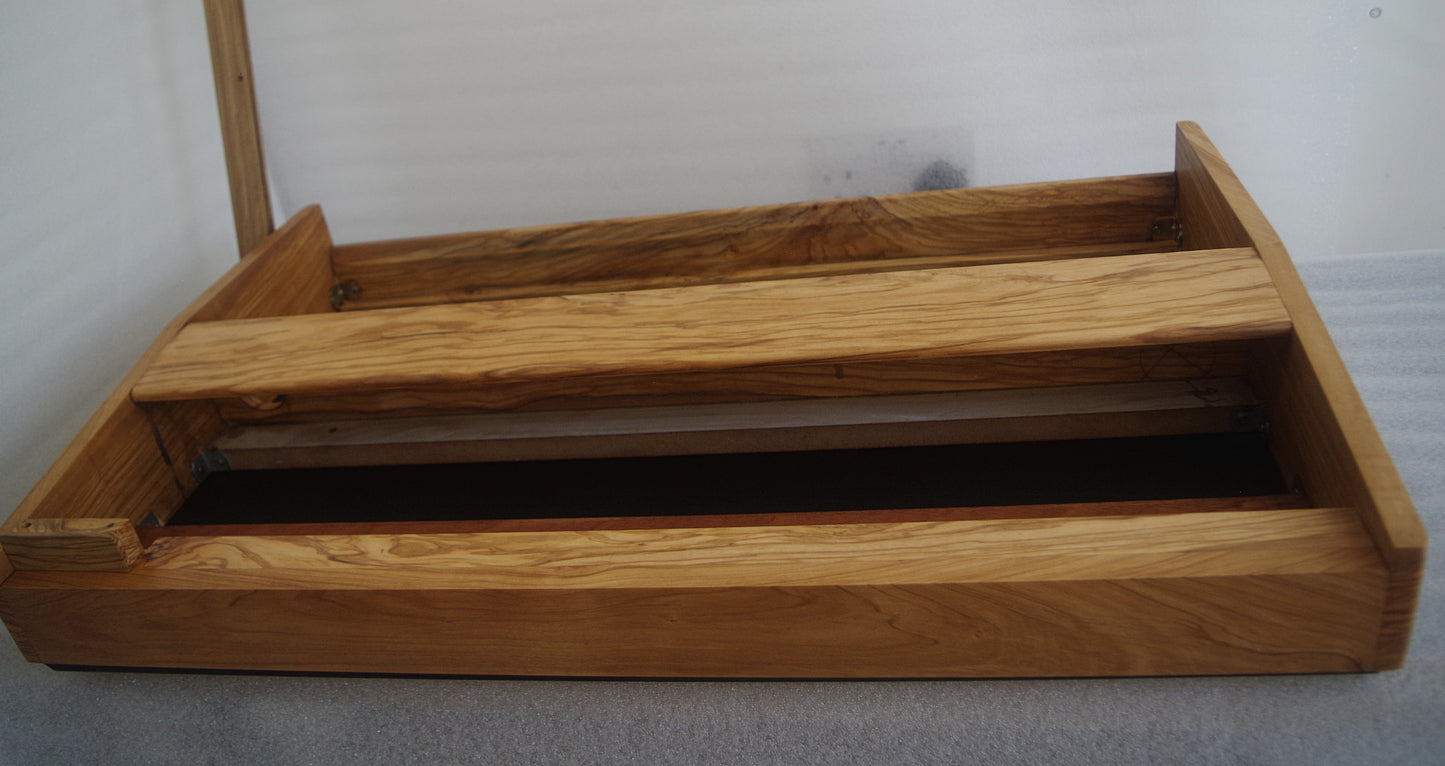 Vintage Moog Minimoog Model D Wooden Case – Italian Olive Wood – Handcrafted Synth Upgrade