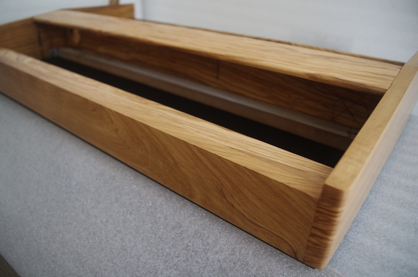 Vintage Moog Minimoog Model D Wooden Case – Italian Olive Wood – Handcrafted Synth Upgrade
