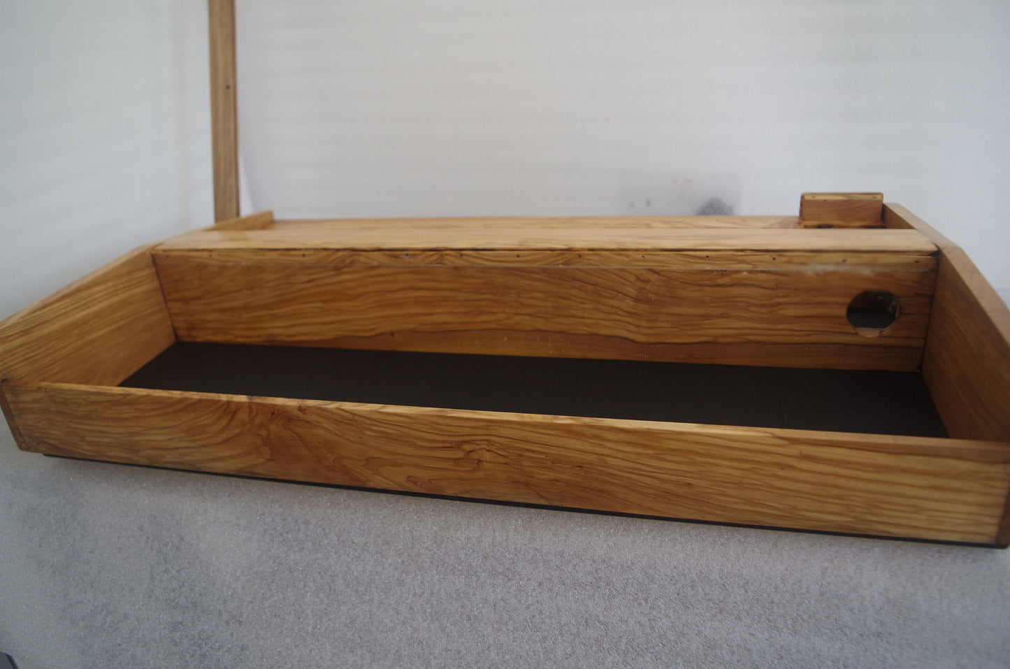 Vintage Moog Minimoog Model D Wooden Case – Italian Olive Wood – Handcrafted Synth Upgrade