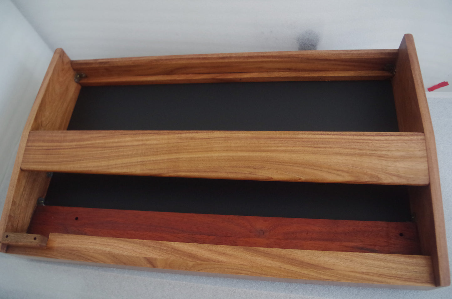 Handcrafted Rosewood Case for Vintage Moog Minimoog Model D with Black Base