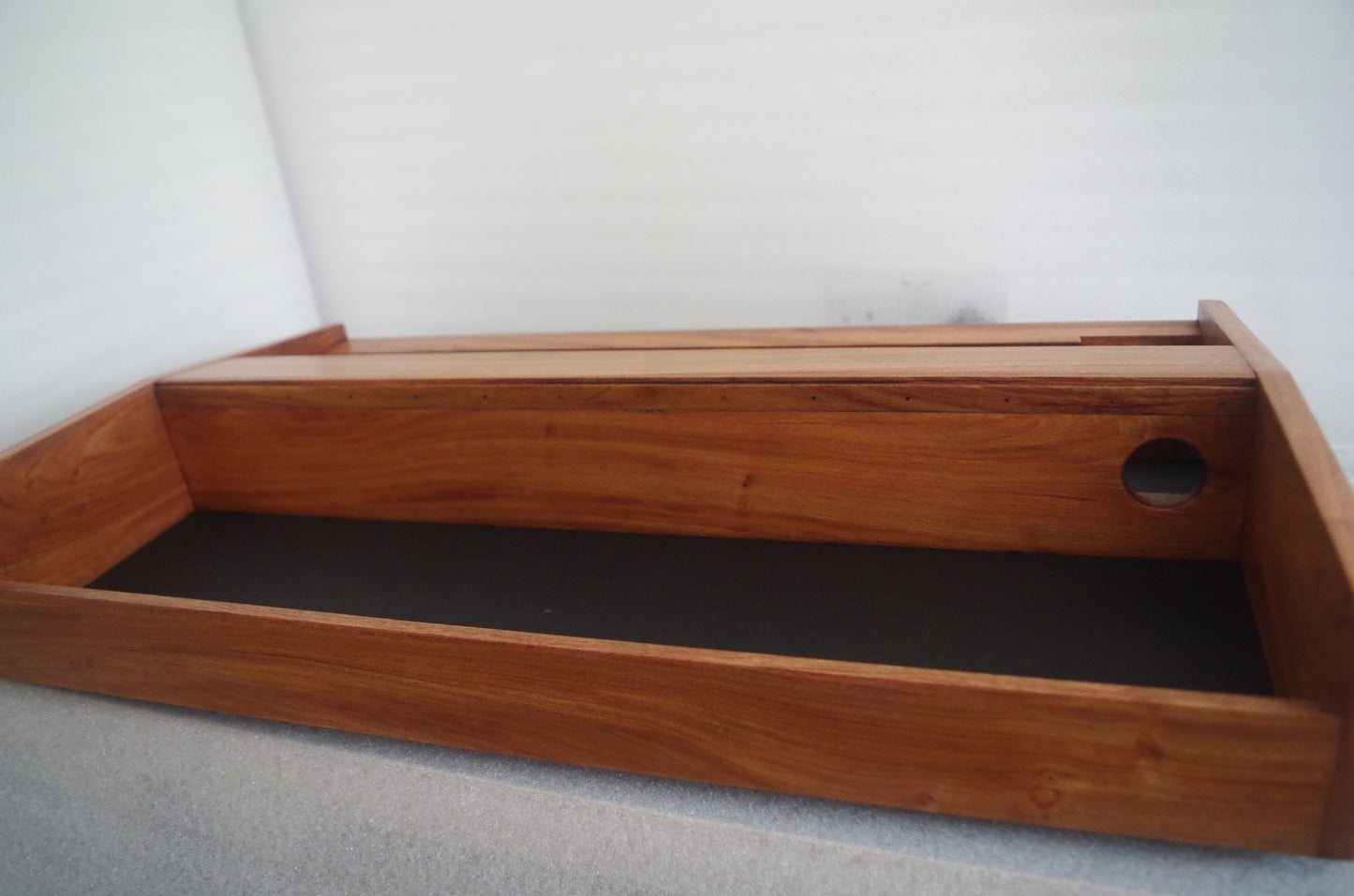 Handcrafted Rosewood Case for Vintage Moog Minimoog Model D with Black Base